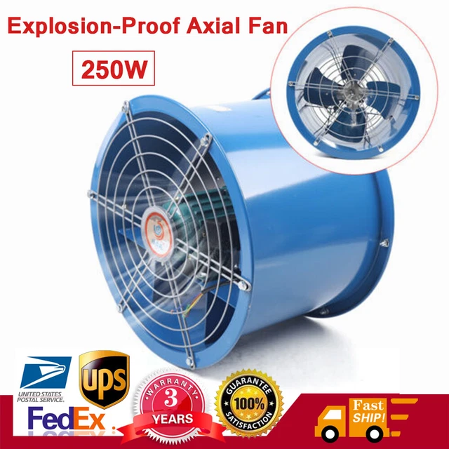 Business Axial Fan Cylinder Pipe Fan 110V for Factory kitchen