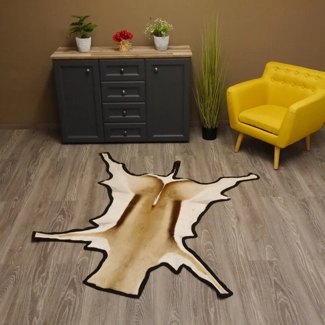 Gigante Gacela África Piel Alfombra Piel de Animal Longitud 161CM