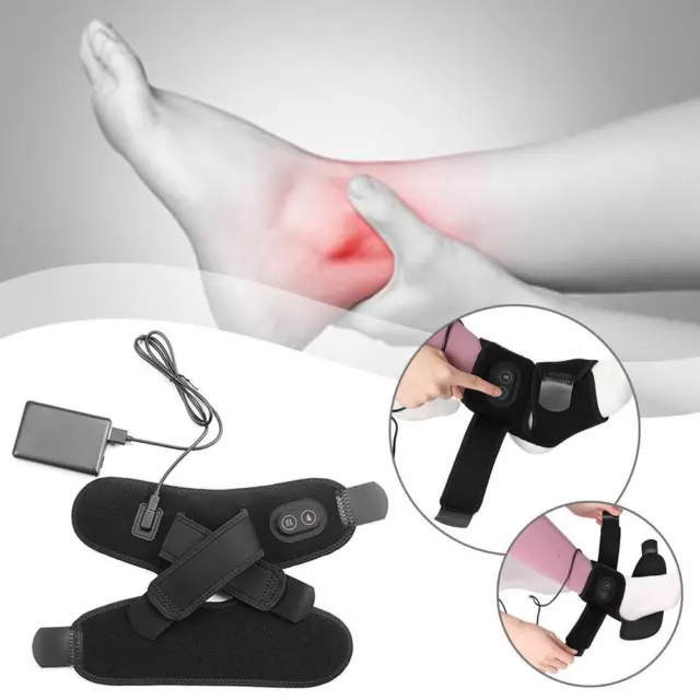 Foot Massager Ankle Sprain Pain Relief Heating Vibration AirPressure Massages```