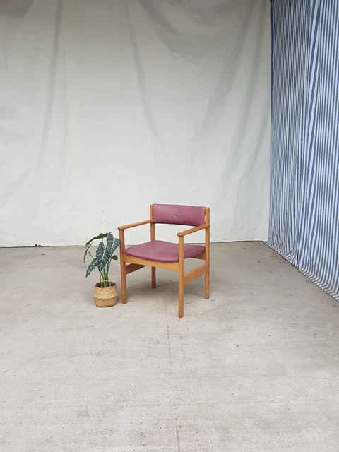 Vtg Late Mid Century Parker Knoll Armchair Side Chair Danish Scandi Retro #1992