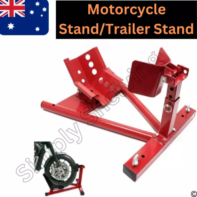 Front Wheel Stand / Clamp / Chock Motorcycle Stand Trailer Stand Bike Chock New