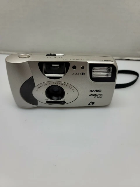 Appareil Photo Vintage Compact Kodak Advantix F300 Format APS - Argenté Années 1990