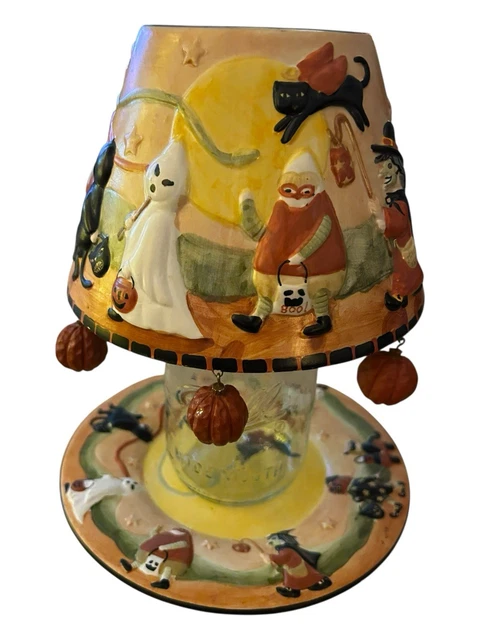 2005 Yankee Candle RARE Theresa Kogut Halloween Jar Shade w