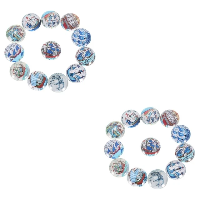 2x Glas Dome Charme Schmuck Machen Liefert Glas Vergrößerungs Cabochons