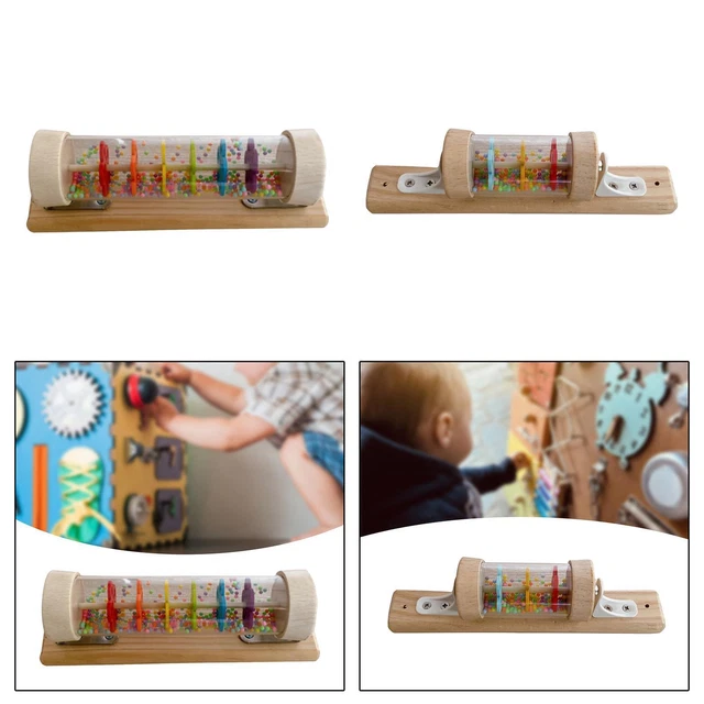 Hochet Bâton De Pluie 8 Pouces Pour Bébé – Jouet Sensoriel Et Auditif En Plastique Multicolore, Éveil Et Coordination