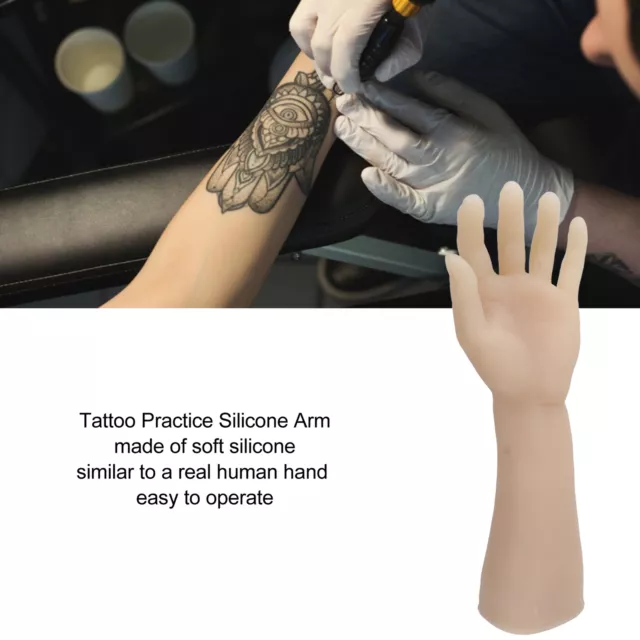 Tattoo Practice Silicone Arm Displaying Soft Simulation Tattooing RHS