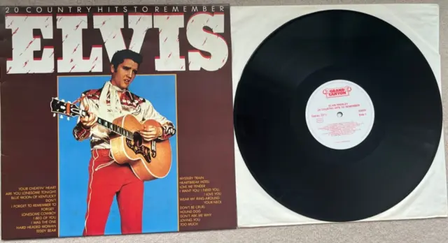 Elvis Presley  20 Country Hits To Remember  LP  Vinyl  Record West Germany 35005