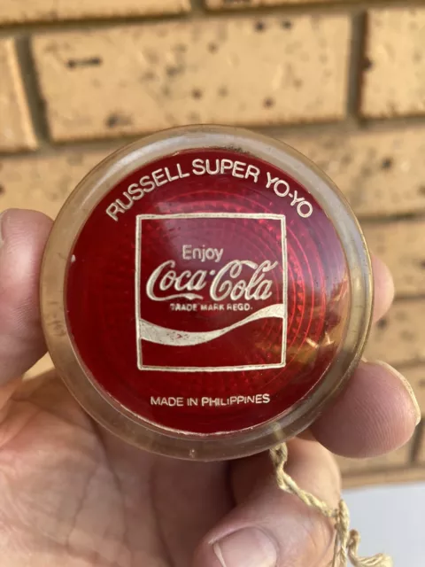 vintage enjoy coca cola russell super yoyo