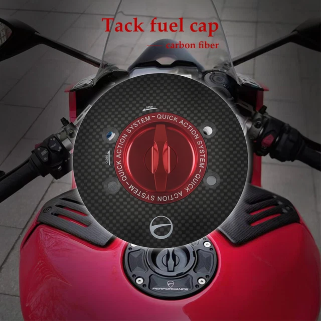 NEW RACING CARBON Fiber Gas Fuel Tank Caps for BMW F800GS ADV F800R