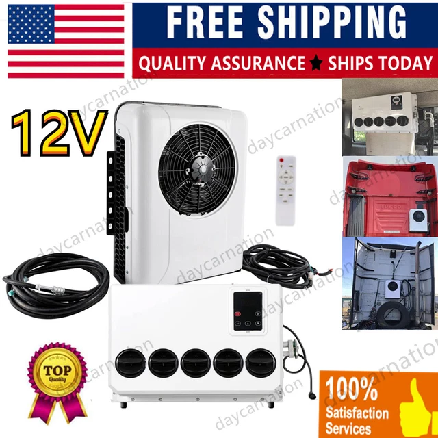 12V TRUCK CAB Air Conditioner Split AC Fits Semi Trucks Bus RV Caravan