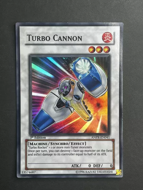 Turbo Cannon ANPR-EN041 - super selten - 1. Auflage - YuGiOh - Neuwertig