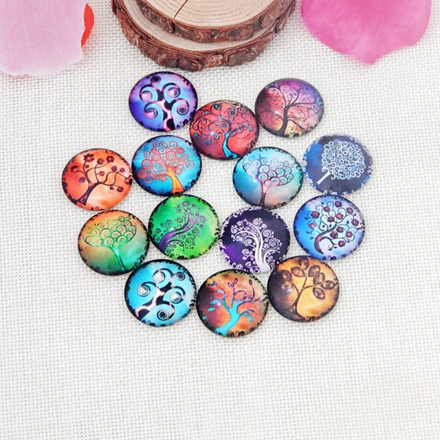 10 Pcs Mosaikfliesen Mit Flacher Rückseite Handwerk Ohrring Uniclue Patch