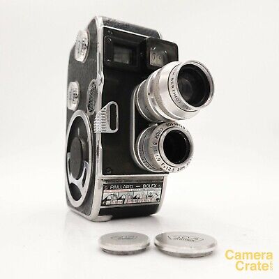 BOLEX PAILLARD D8L Triplo 8mm CINE FILM MACCHINA FOTOGRAFICA CON LENTI SWITAR F1.8 5.5mm 