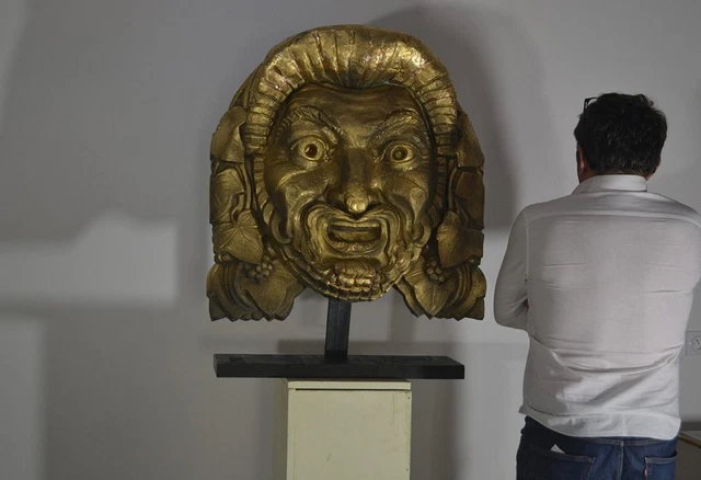 A. SARTORIO, 1920 architectural mascaron from french Marseille Opera building