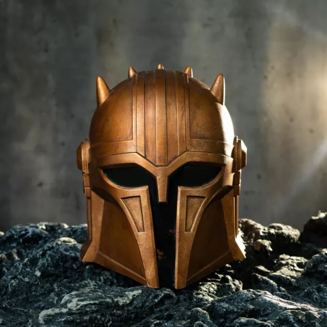 Xcoser 1:1 The Mandalorian Blacksmith Armorer Helmet Resin Cosplay Mask Replica