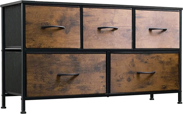 YUELAN 5 - Drawer Dresser for Bedroom Closet 5-drawer Tiger Stripes