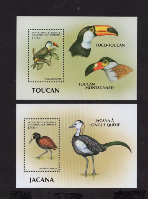 Comoros 1999 set of blocks of stamps Mi#403-404 MNH CV=19.2$