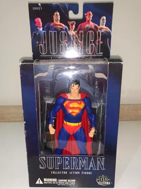 Figura de acción DC Direct Justice League Alex Ross serie 1 Superman