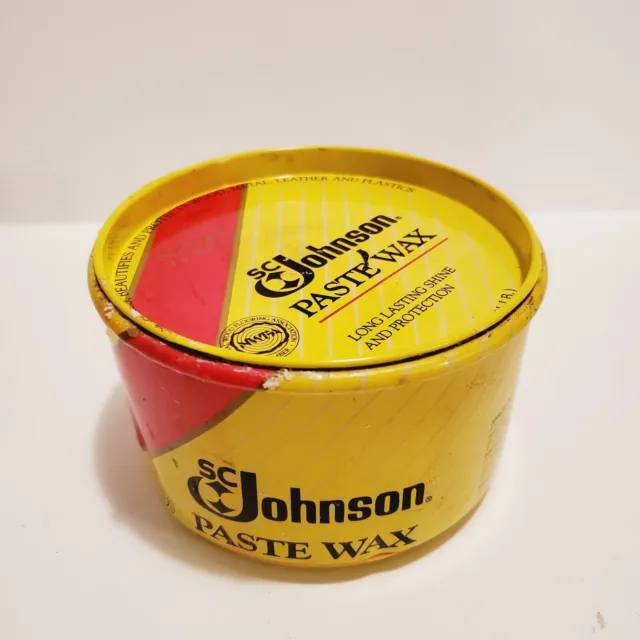 Discontinued SC Johnson Paste Wax Original Formula NEW