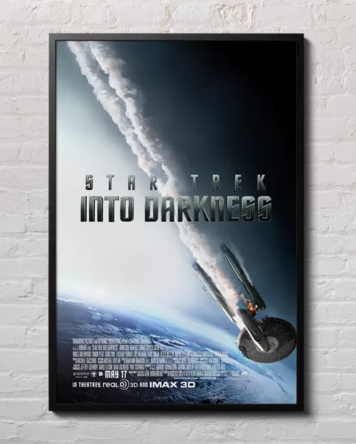 Star Trek Into Darkness 2013 Movie Poster 24"x36" Borderless Glossy 13091