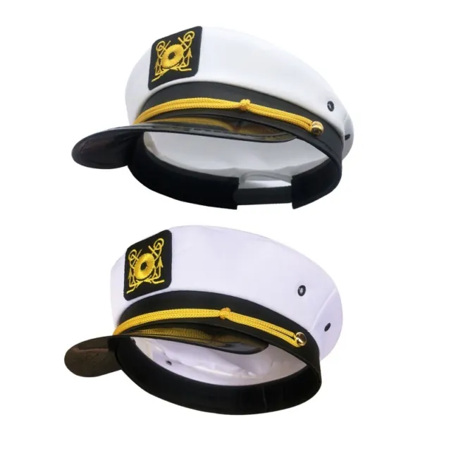 FASHION NAVY MARINE Admiral Captain Cap Embroidered Sailor Cap Navy Hat ...