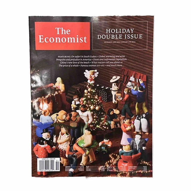 THE ECONOMIST MAGAZINE Holiday Double Issue December 23rd 2023 January 5th 2024 26.91 PicClick AU