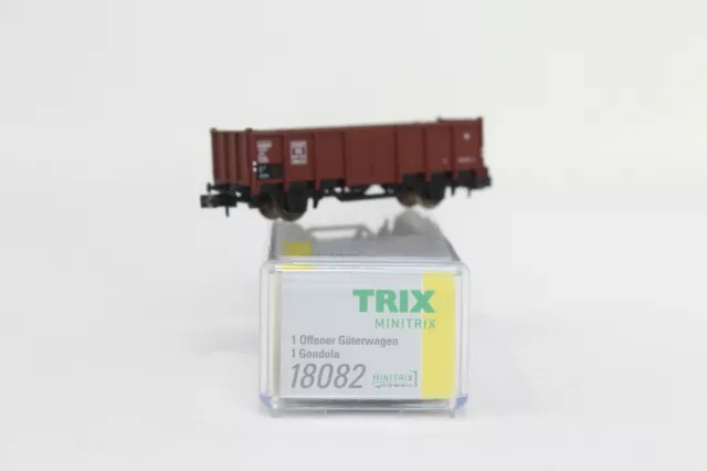 N Gauge Minitrix 18082 Open Freight Wagon DB Original Box