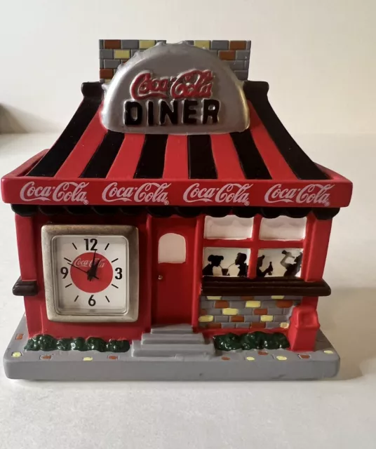 2003 Coc Cola Mini Clock Diner