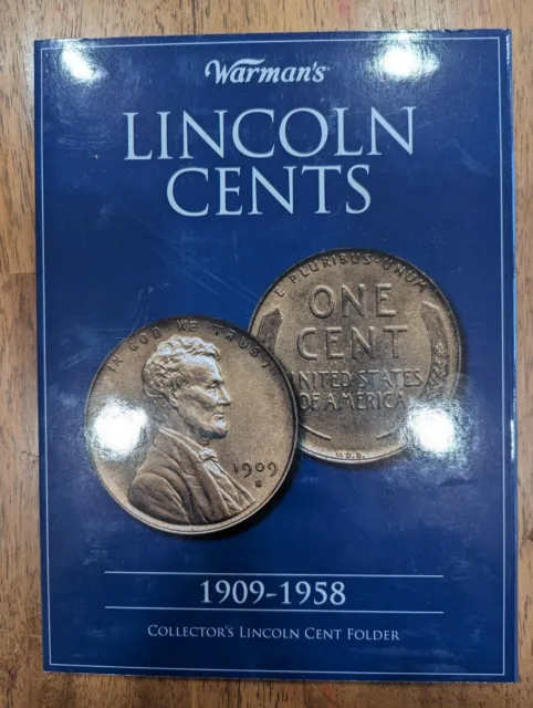 Lincoln Head Cent Collection 1909 To 1940 Number One Book 88 Coins