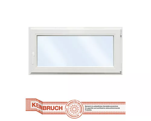 Kunststofffenster 1-flg. RC2 VSG ARON Basic weiß 1200x900 mm DIN Rechts