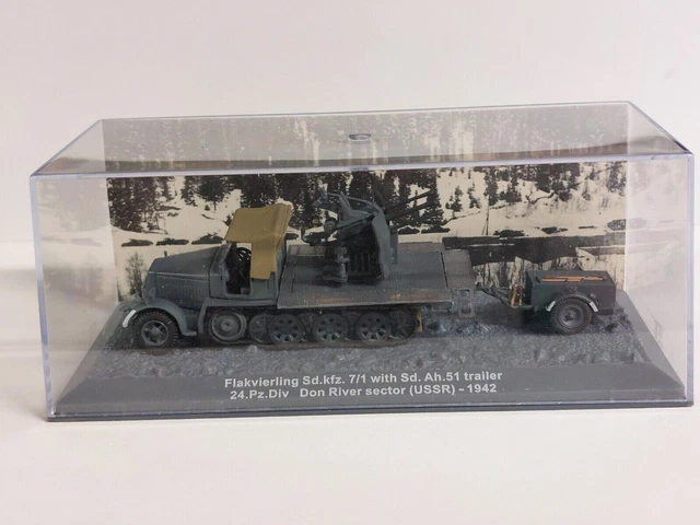 ALTAYA DEAGOSTINI 1/72 SD.KFZ.7/2 Panzerkorps USSR 1944 Diecast WW2