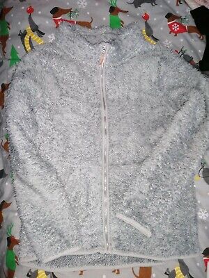 H&M long sleeved cosy jacket, age 8-10yrs