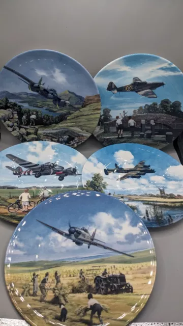 Royal Doulton ‘Heroes of the Sky’ - Limited Edition Collectors Plates - Set of 9