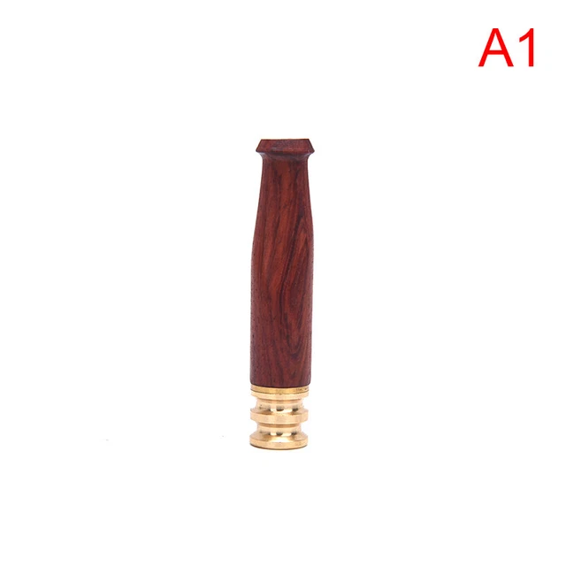 Soporte de cigarrillo de madera hecha a mano reutilizable  Ql
