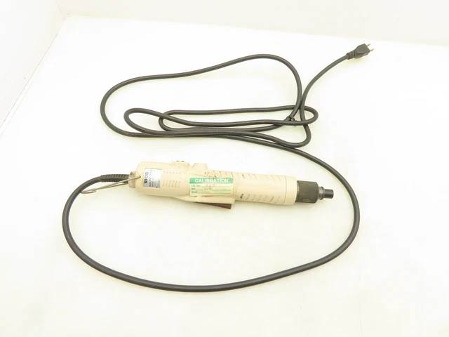 HIOS VZ-3012PS Torque Driver Screwdriver 115V 50/60HZ 1200RPM 8-26.6 IN-LB