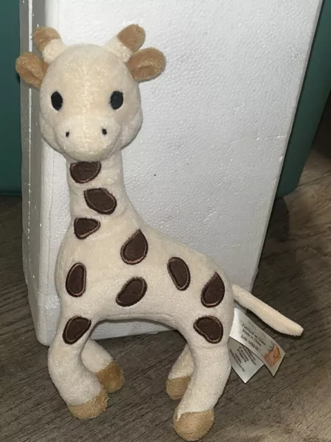 Sophie La Giraffe by Vulli Soft Plush Rattle Toy Lovey 10” WW