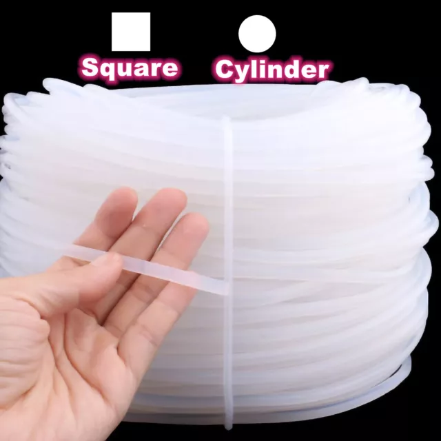 VMQ Rubber Strip Food Safe High Temp Silicone Rubber Strip O Ring Seal Gasket