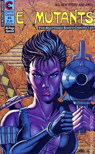 Ex-Mutants The Shattered Earth Chronicles #4 FN 1988 Stock Image
