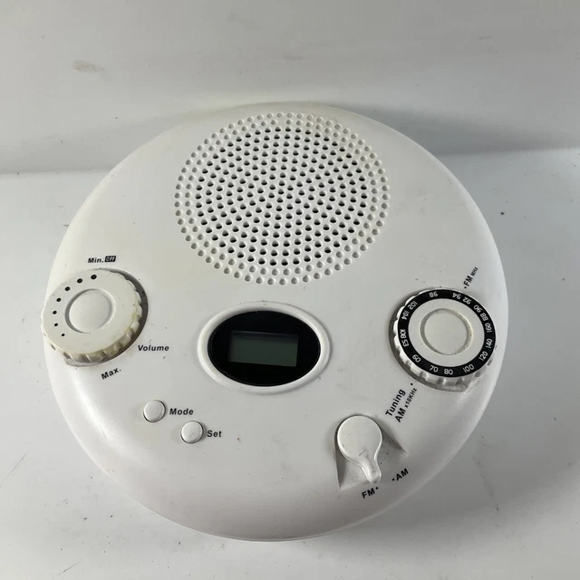 TESCO PERSONAL PORTABLE Radio RAD307W Tested Working Shower Radio £