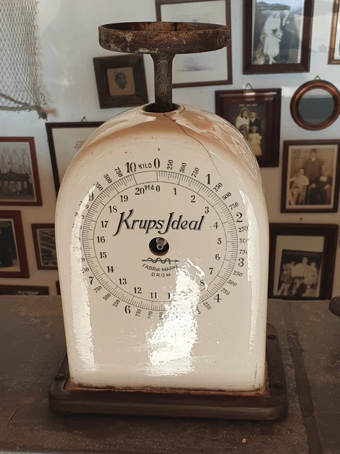 Antike Küchen Waage Krups IDEAL Jugendstil