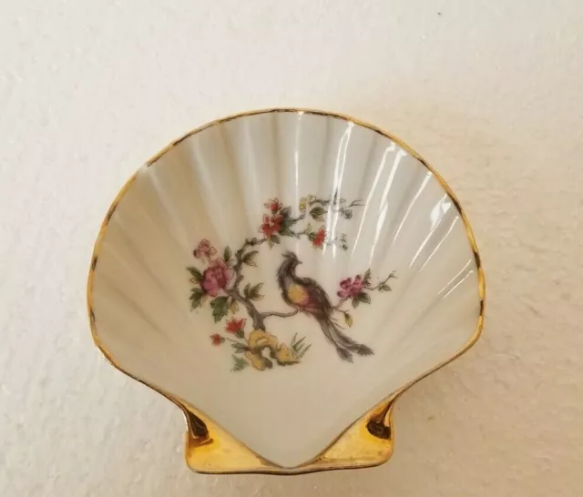 Vintage M & R Limoges Shell Shape Miniature Mini Dish Plate Bowl Made in France 2