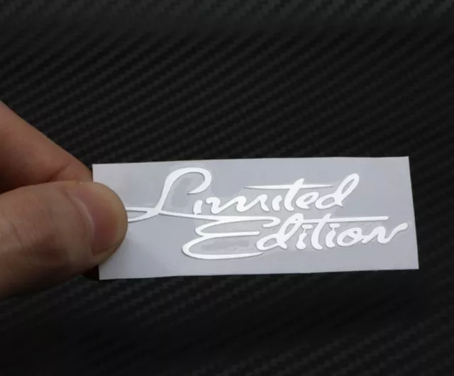 LIMITED EDITION..Emblem  3D Metall /Nickel Auto Fenster Aufkleber Motorrad Chrom