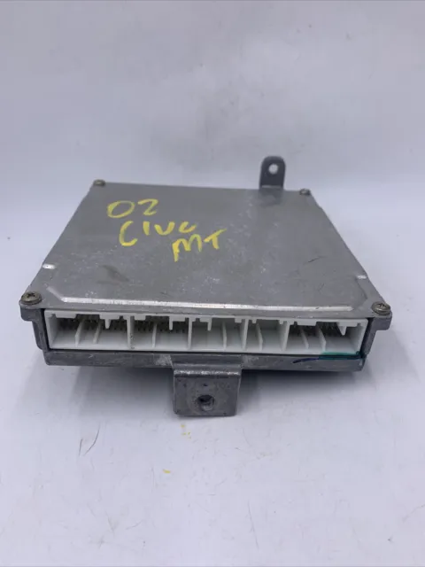 02 Honda Civic 1.7 Mtx Ecm Ecu Pcm Control Module 37820-Plm-A02 3