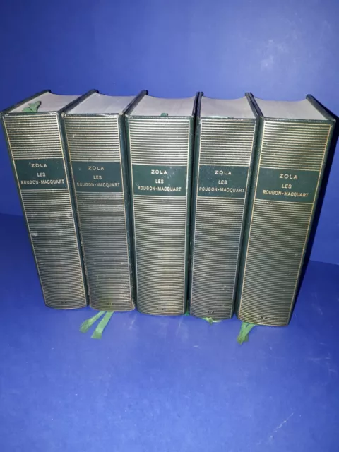 Zola Emile Les Rougon Macquart (intégrale en 5 v). La Pléiade