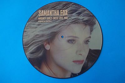 Samantha Fox "Naughty Girls (Need Love Too) Picture Disc 12" 1987 Uk