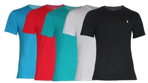 Polo Ralph Lauren Uomo Maglietta T-Shirt Cmfit Girocollo Logo Ricamo
