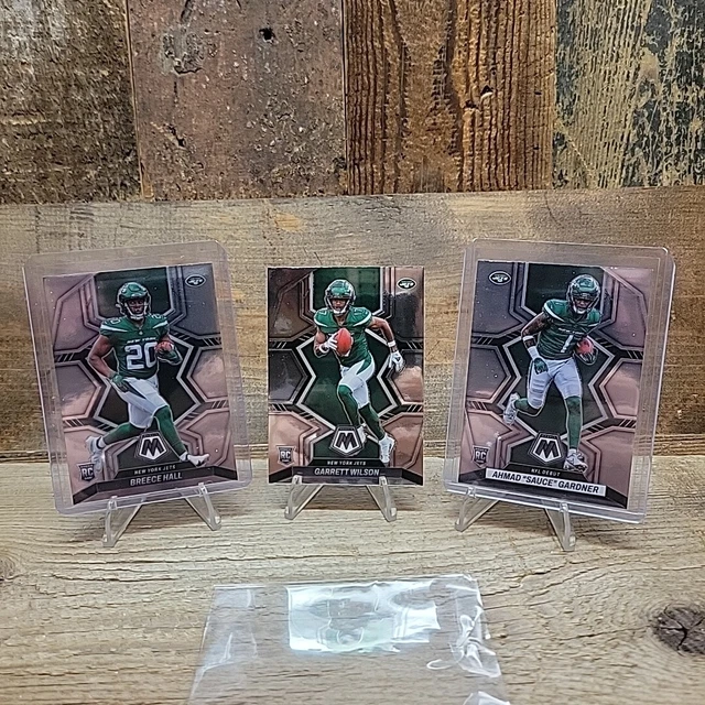 NEW YORK JETS 3 Card Mosaic Rookie Lotbreece Hall, Garrett Wilson