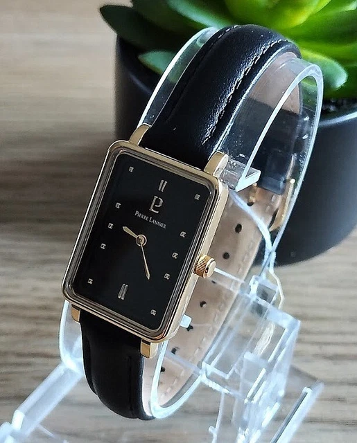 Montre Femme Pierre Lannier Modèle 086B5 - Boîtier Et Bracelet Acier Doré - Mouvement Quartz - Occasion