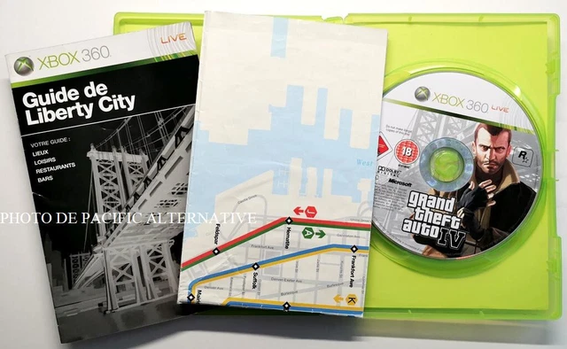 jeu GRAND THEFT AUTO IV - GTA 4 pour XBOX 360 francais X360 liberty city COMPLET 2
