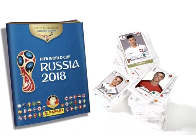 Panini FIFA World Cup Russia 2018 Stickers £5 For 10